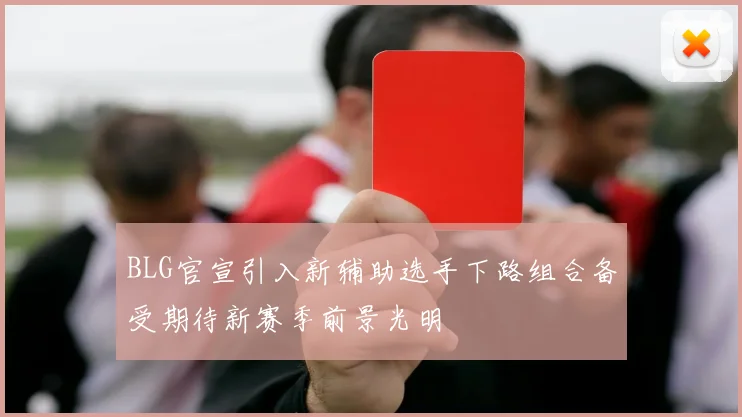 BLG官宣引入新辅助选手下路组合备受期待新赛季前景光明